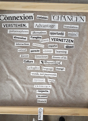 words, collage