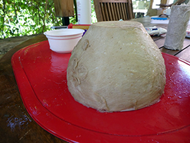 tapa bowl in progress