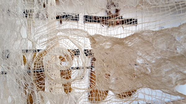 A. Eimke, lace panel, detail