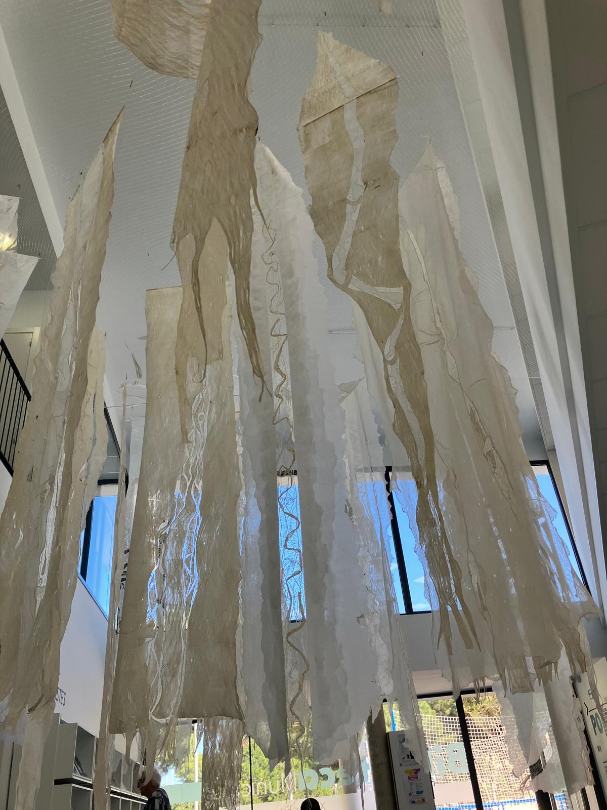 Looking at the installation from below