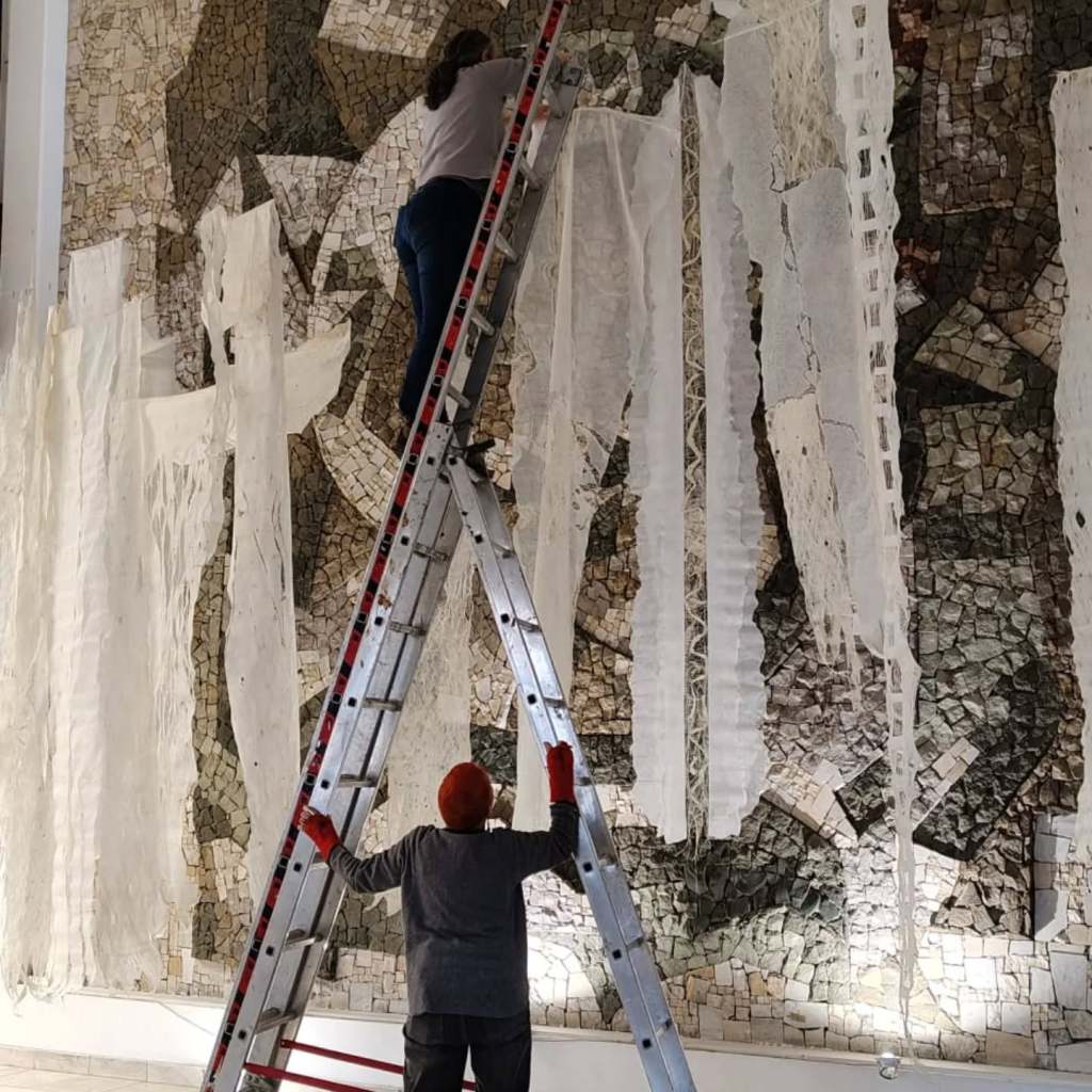 Hanging the panels