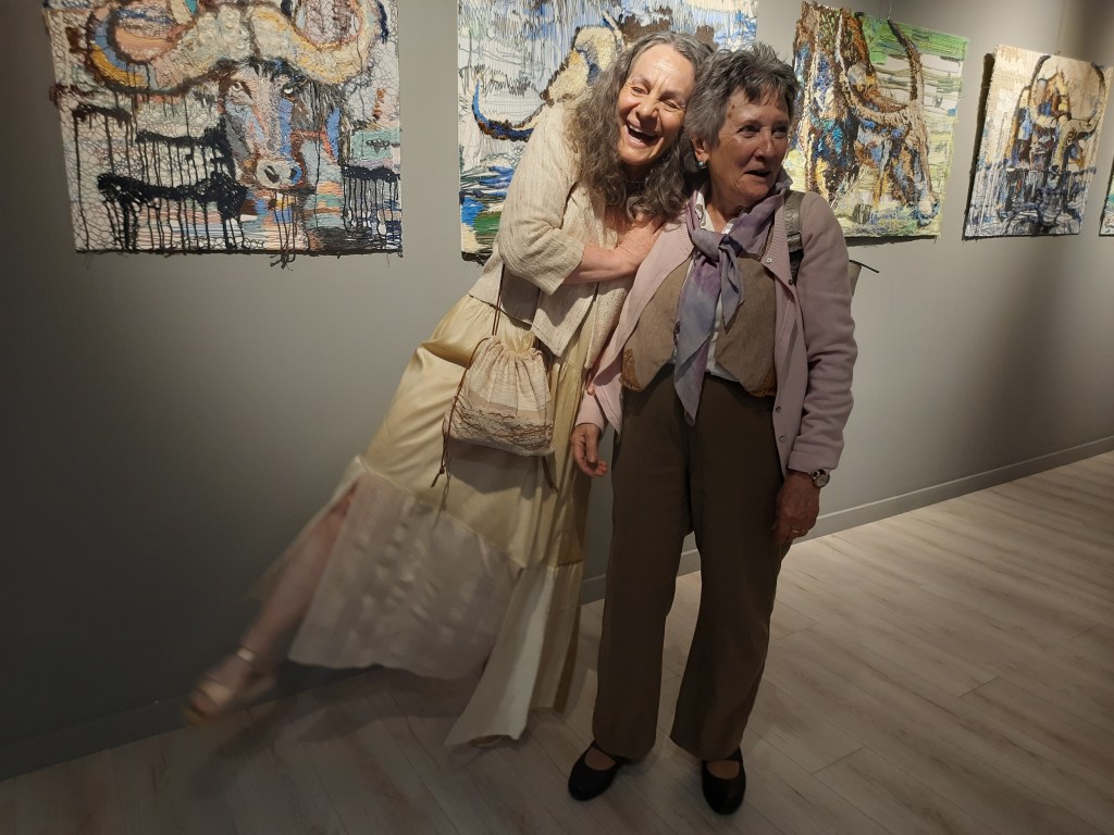 Bistra Pisancheva and a visitor