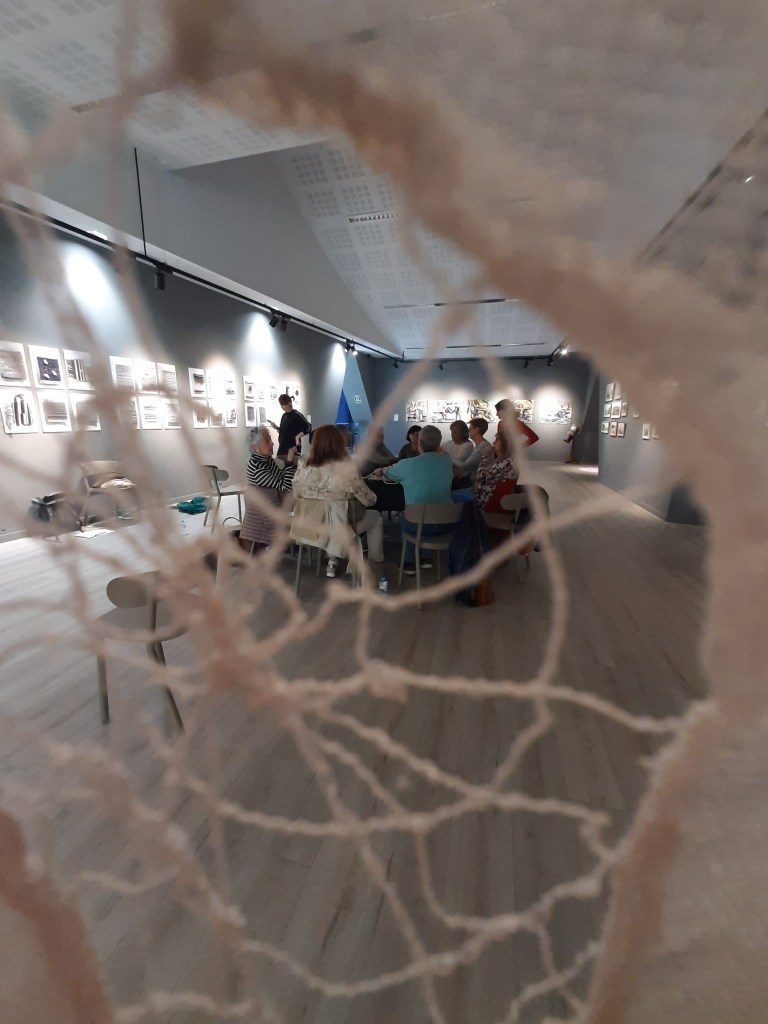 Crochetting group seen through Third Space