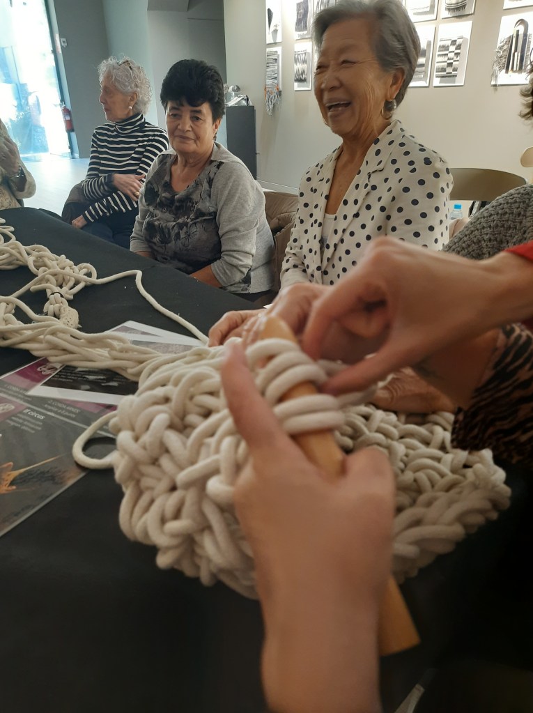 Quite a job crochetting thick rope