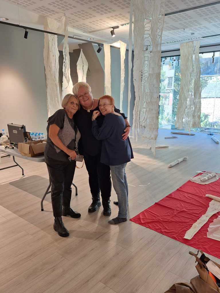 With my friends Evelyn Beaubernard and Jeannine Huigbrecht